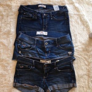 Bundle denim shorts